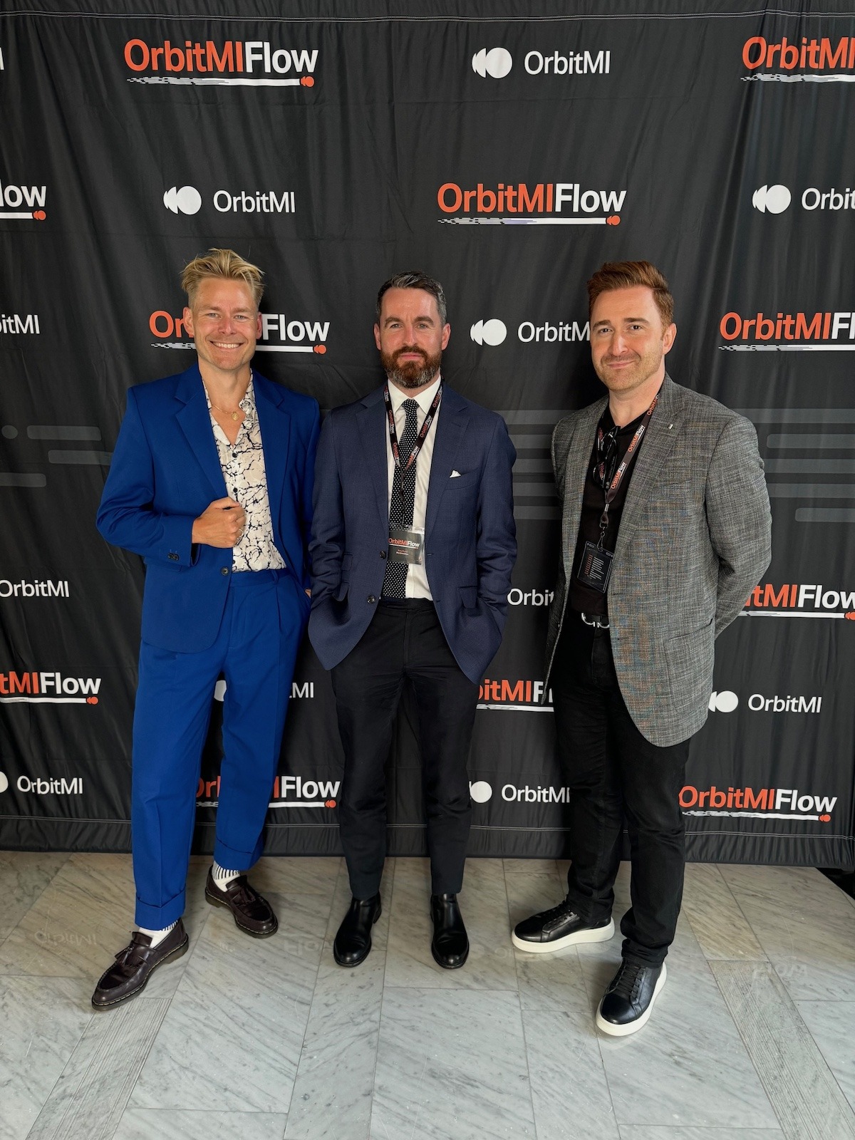 Jørn Haanæs, Rory Proud and Danilo McGarry